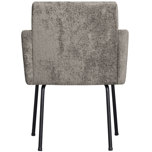 Mount Eetkamerstoel Met Armleuning Grof Geweven Stof Taupe van BePureHome – Luxe comfort op maat van PureWonen. Vraag naar de beste prijs.