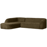Sloping Hoekbank Links Structure Velvet Bonsai van BePureHome – Luxe comfort op maat van PureWonen. Vraag naar de beste prijs.