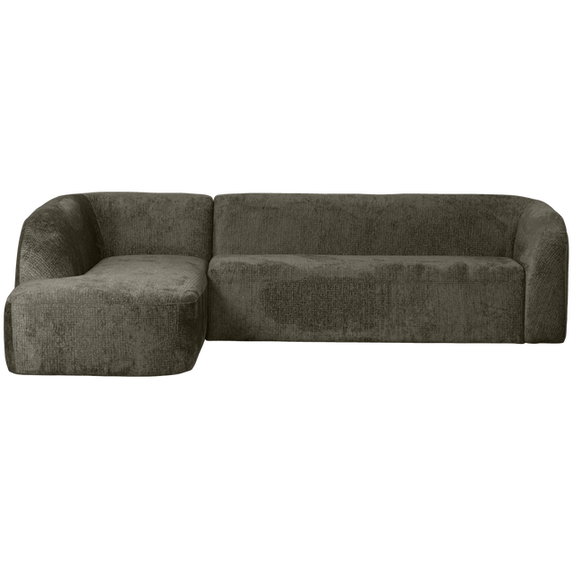 Sloping Hoekbank Links Structure Velvet Frost van BePureHome – Luxe comfort op maat van PureWonen. Vraag naar de beste prijs.