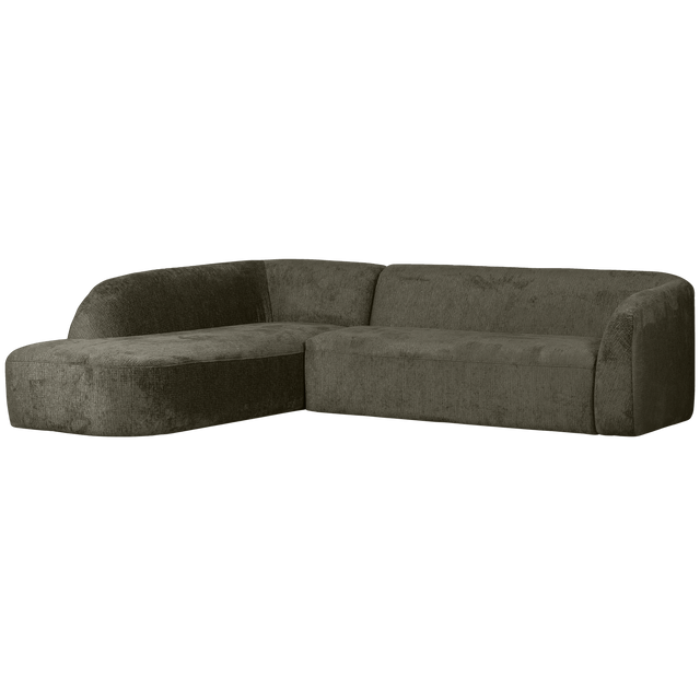 Sloping Hoekbank Links Structure Velvet Frost van BePureHome – Luxe comfort op maat van PureWonen. Vraag naar de beste prijs.