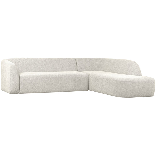 Sloping Hoekbank Rechts Pearl Melange van BePureHome - laagste prijs offerte van PureWonen