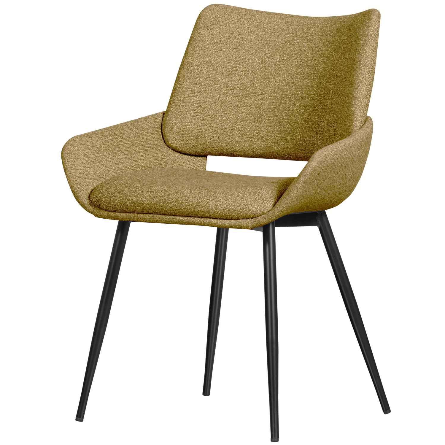 Parade Eetkamerstoel Melange Stof Mosterd van BePureHome – Luxe comfort op maat van PureWonen. Vraag naar de beste prijs.