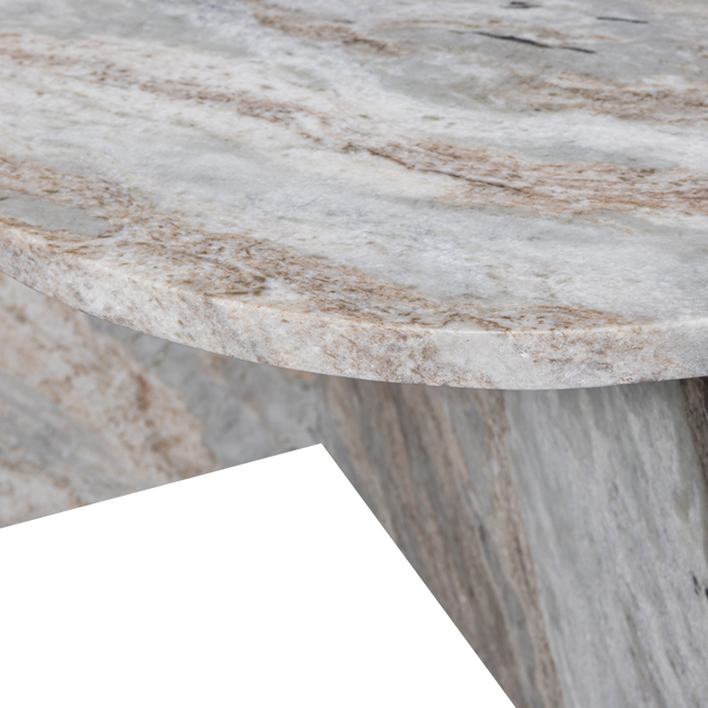 Xhail Ovaal Bijzettafel Marmer Naturel van BePureHome – Luxe comfort op maat van PureWonen. Vraag naar de beste prijs.