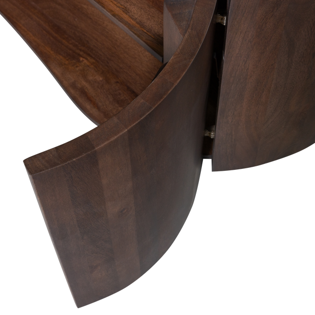 Sense Dressoir 4 Deurs Mango Hout Walnoot van BePureHome – Luxe comfort op maat van PureWonen. Vraag naar de beste prijs.