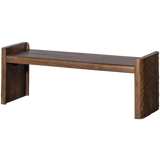 Prop Bankje Met Bewerkte Poot Hout Warm Bruin van BePureHome – Luxe comfort op maat van PureWonen. Vraag naar de beste prijs.