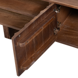 Lavish Tv Meubel Met Bewerkte Deuren Hout Warm Bruin van BePureHome – Luxe comfort op maat van PureWonen. Vraag naar de beste prijs.