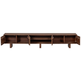 Lavish Tv Meubel Met Bewerkte Deuren Hout Warm Bruin van BePureHome – Luxe comfort op maat van PureWonen. Vraag naar de beste prijs.