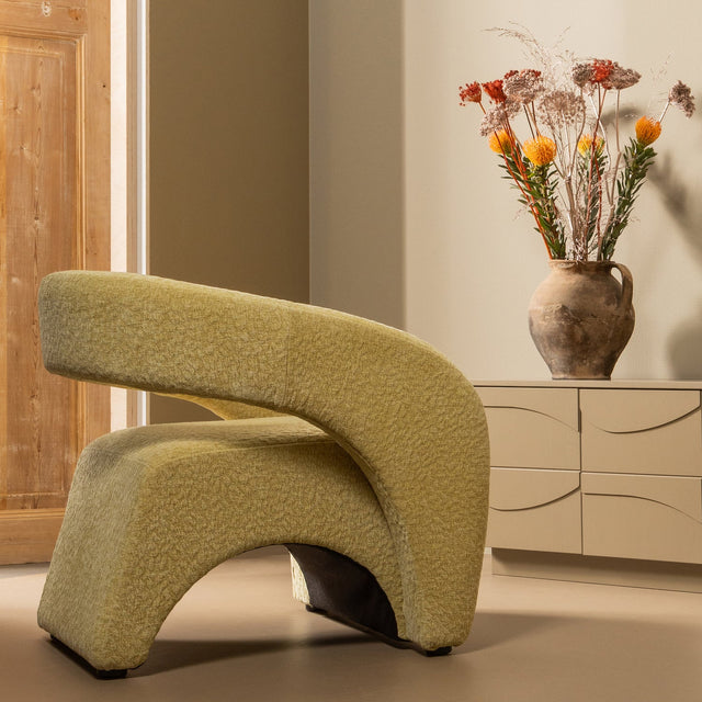 Radiate Fauteuil Textured Lime van BePureHome – Luxe comfort op maat van PureWonen. Vraag naar de beste prijs.