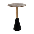 Bijzettafel Cobra 40Ø (Gold) van Richmond Interiors - laagste prijs offerte van PureWonen