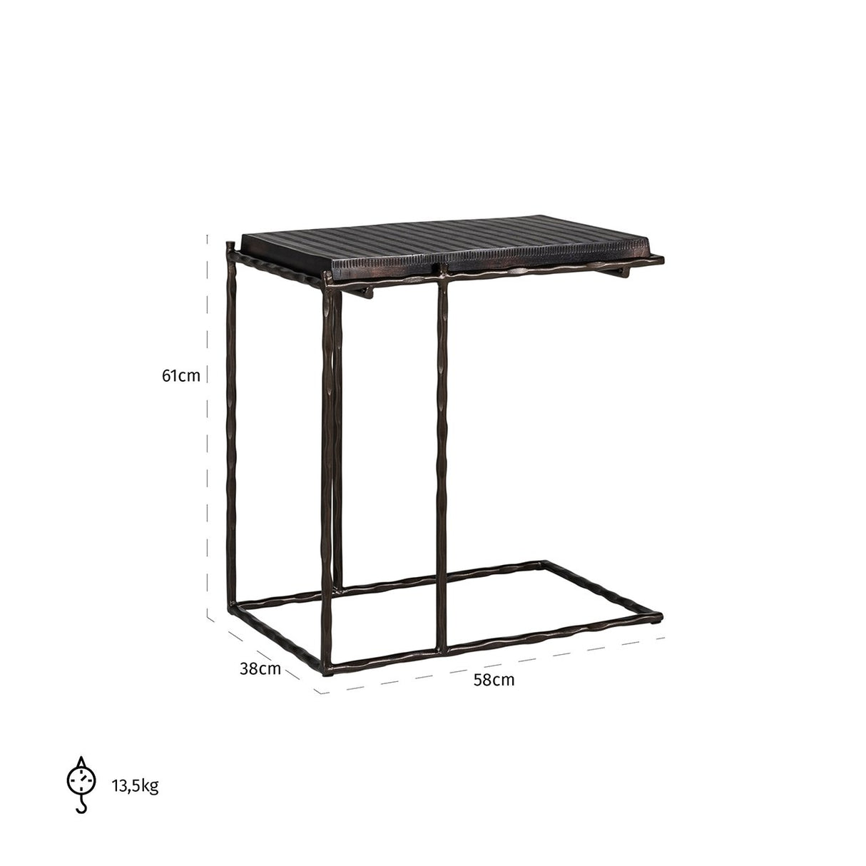 Sofa tafel Ventana (Black)