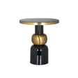 Bijzettafel Mose 51Ø (Black) van Richmond Interiors – Luxe comfort op maat van PureWonen. Vraag naar de beste prijs.