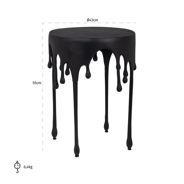 Bijzettafel Laila (Black) van Richmond Interiors – Luxe comfort op maat van PureWonen. Vraag naar de beste prijs.
