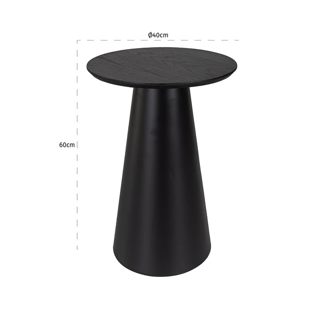 Bijzettafel Jazz (Black) van Richmond Interiors – Luxe comfort op maat van PureWonen. Vraag naar de beste prijs.