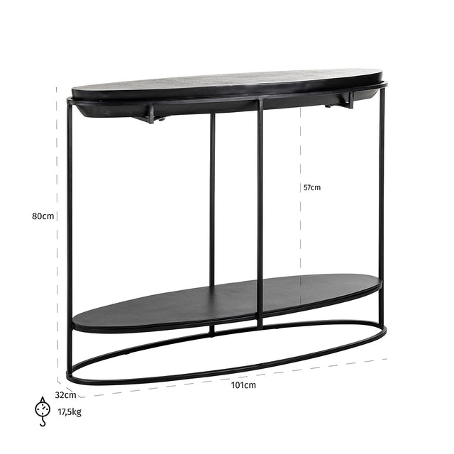 Wandtafel Calesta (Black)