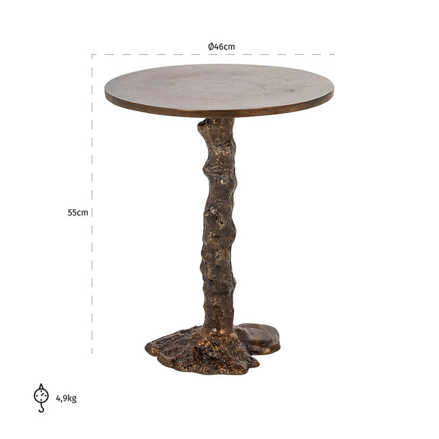 Bijzettafel Misty (Bronze) van Richmond Interiors – Luxe comfort op maat van PureWonen. Vraag naar de beste prijs.