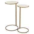 Bijzettafel Scofield set van 2 (Gold) van Richmond Interiors – Luxe comfort op maat van PureWonen. Vraag naar de beste prijs.