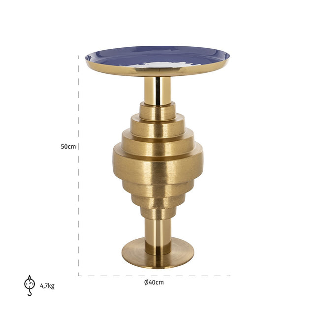 Bijzettafel Renao (Gold) van Richmond Interiors – Luxe comfort op maat van PureWonen. Vraag naar de beste prijs.