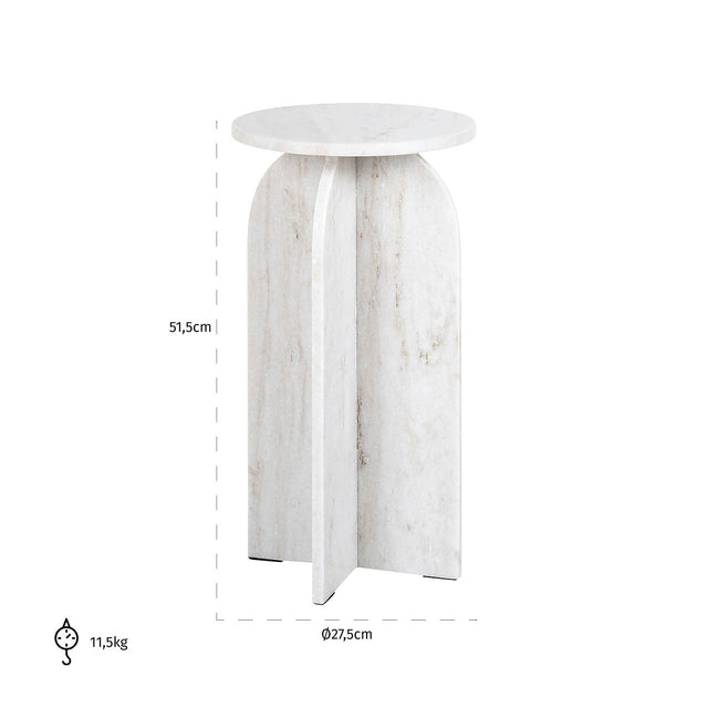 Bijzettafel Luciano (Beige) van Richmond Interiors – Luxe comfort op maat van PureWonen. Vraag naar de beste prijs.