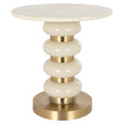 Bijzettafel Boann white (White) van Richmond Interiors – Luxe comfort op maat van PureWonen. Vraag naar de beste prijs.