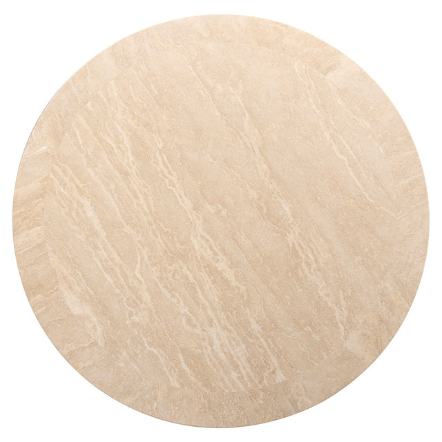 Salontafel rond Biltmore Italian beige Travertine (Beige)