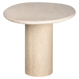 Eettafel Renaissance organisch Italian Travertine (Beige)