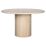 Ronde eettafel Renaissance beige Travertine (Beige)