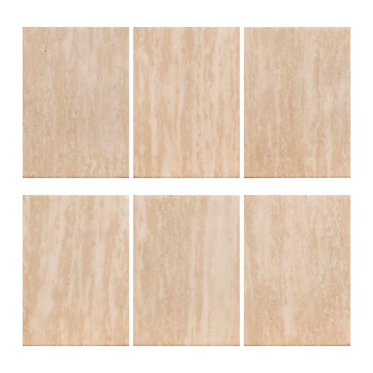 Bijzettafel Fictus Travertine faux (Beige)