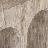 Wandtafel La Rague natural grey travertine (Grijs)