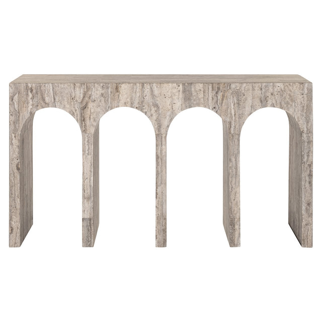 Wandtafel La Rague natural grey travertine (Grijs)