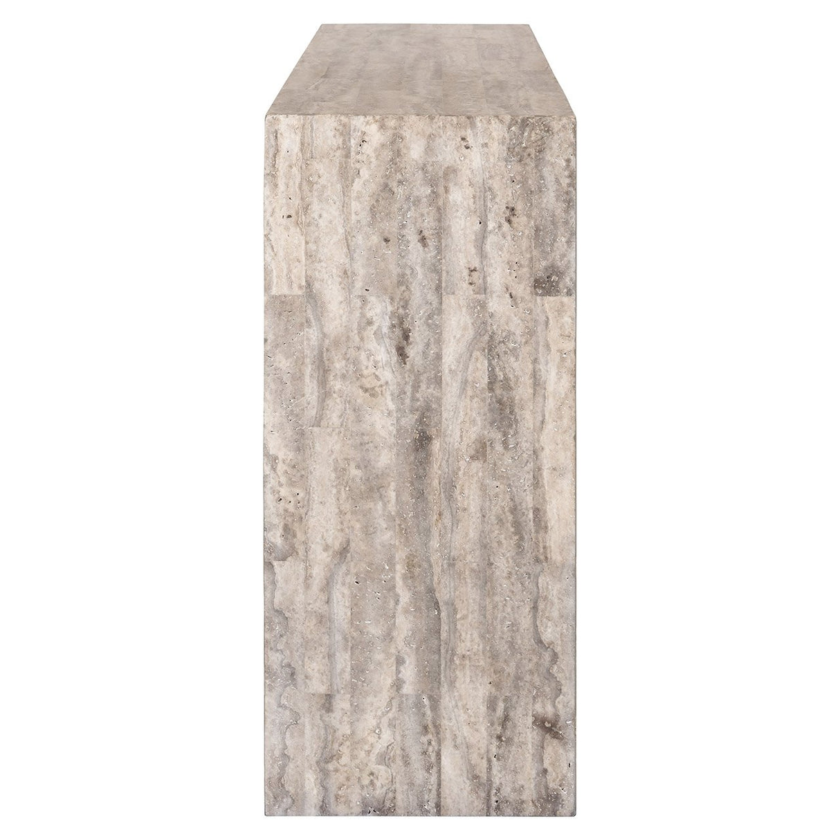 Wandtafel La Rague natural grey travertine (Grijs)