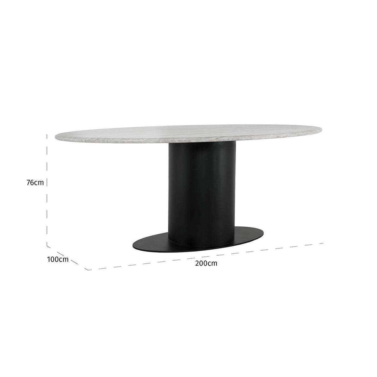 Eettafel Brodman 200 (White)