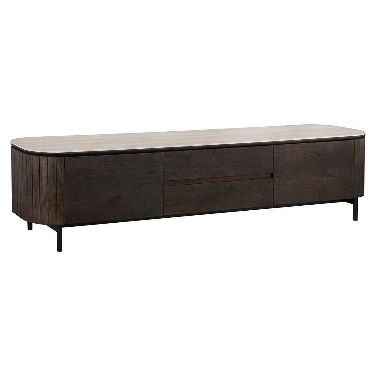 Tv-dressoir Ritz 2-deurs 1-la (Brown)