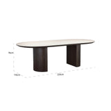 Eettafel Ritz 240 (Brown)