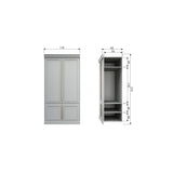 Organize Kast 62 Cm Grenen Mist [Fsc]