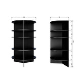 Trian Tower Wall Essen Zwart [Fsc] van WOOOD – Luxe comfort op maat van PureWonen. Vraag naar de beste prijs.