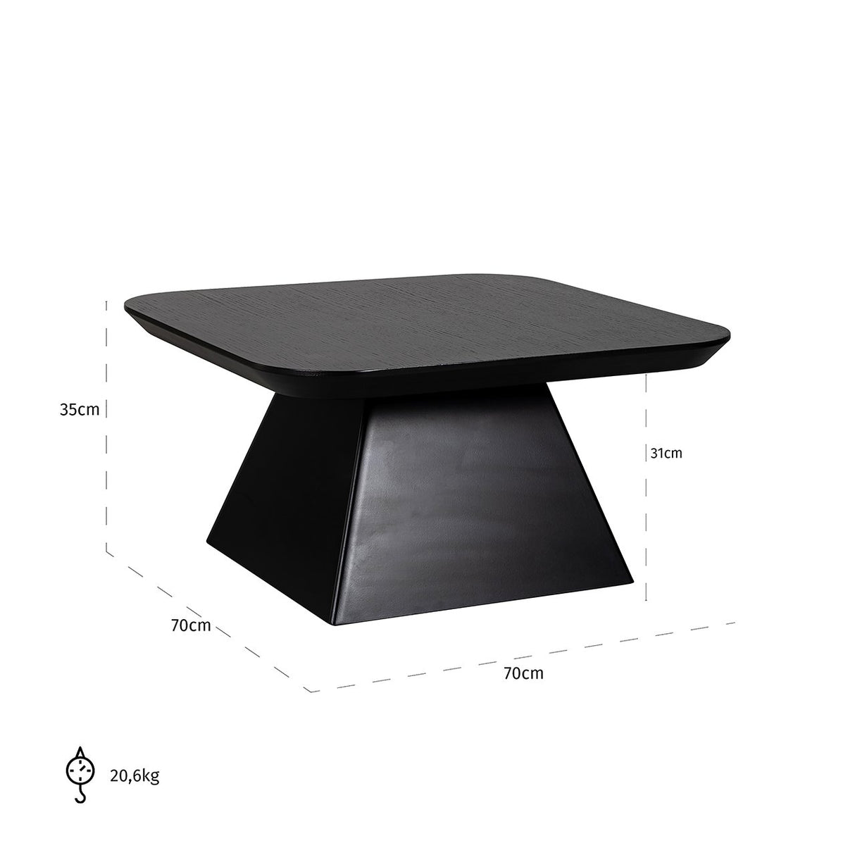 Salontafel Bonvoy black (Black)