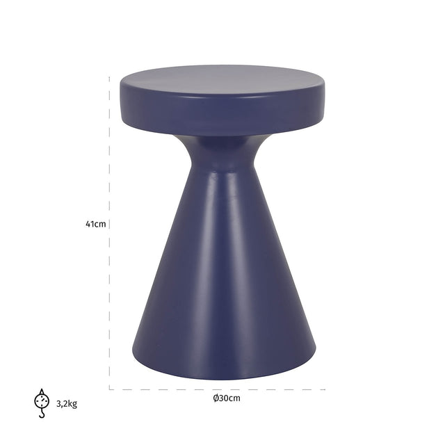 Bijzettafel Kimble paars klein 30Ø (Purple) van Richmond Interiors – Luxe comfort op maat van PureWonen. Vraag naar de beste prijs.