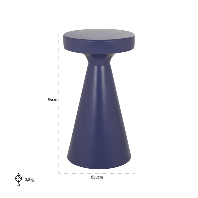 Bijzettafel Kimble paars groot 30Ø (Purple) van Richmond Interiors – Luxe comfort op maat van PureWonen. Vraag naar de beste prijs.