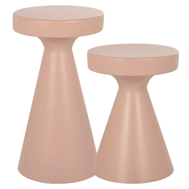 Bijzettafel Kimble roze klein 30Ø (Pink) van Richmond Interiors – Luxe comfort op maat van PureWonen. Vraag naar de beste prijs.