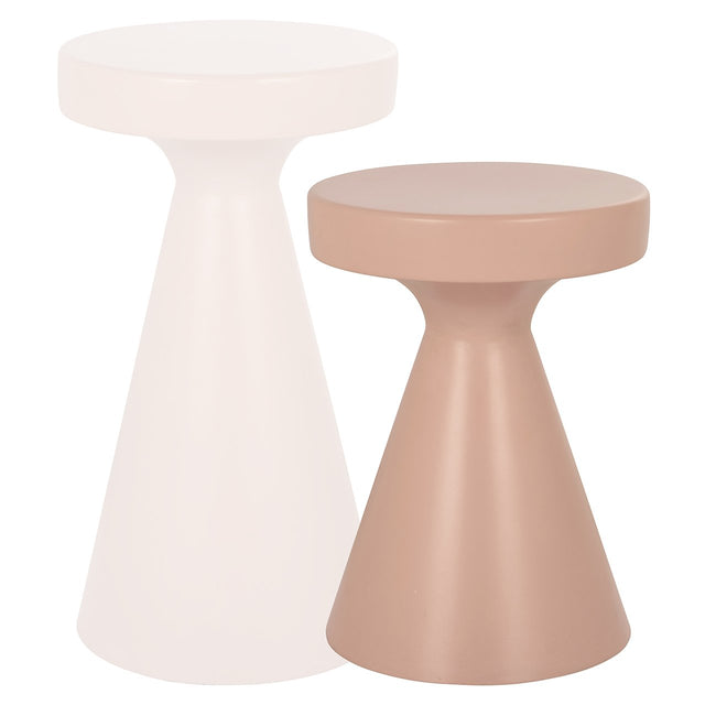 Bijzettafel Kimble roze klein 30Ø (Pink) van Richmond Interiors – Luxe comfort op maat van PureWonen. Vraag naar de beste prijs.