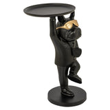 Bijzettafel Bullie (Black/gold)