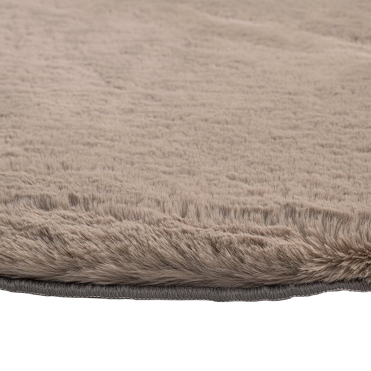 Vloerkleed Saifo furry 160Ø (Sand)