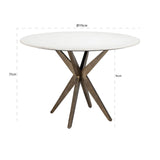 Eettafel Maisy 114Ø (White)