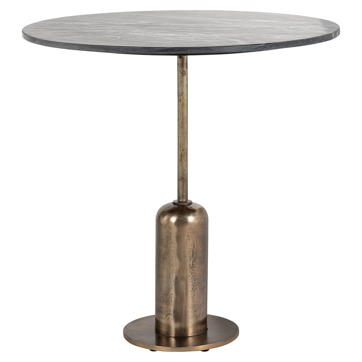 Eettafel Logan 75Ø (Black/gold)