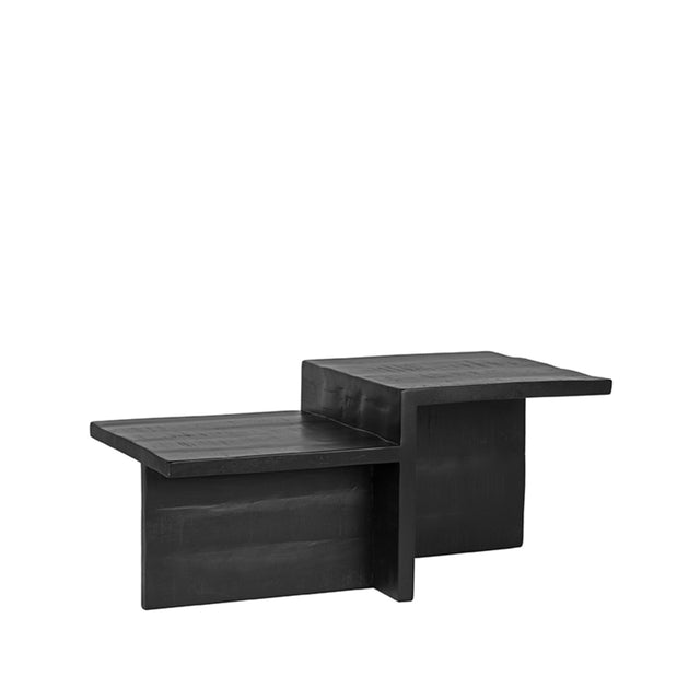 LABEL51 Salontafel Skip - Zwart - Mangohout - 90 cm van LABEL51 – Luxe comfort op maat van PureWonen. Vraag naar de beste prijs.