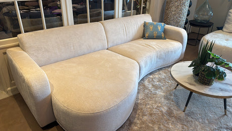 Sale bank rond beige van PureWonen – Luxe comfort op maat van PureWonen. Vraag naar de beste prijs.