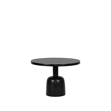 LABEL51 Bijzettafel Wink - Zwart - Metaal - 50 cm van LABEL51 - laagste prijs offerte van PureWonen