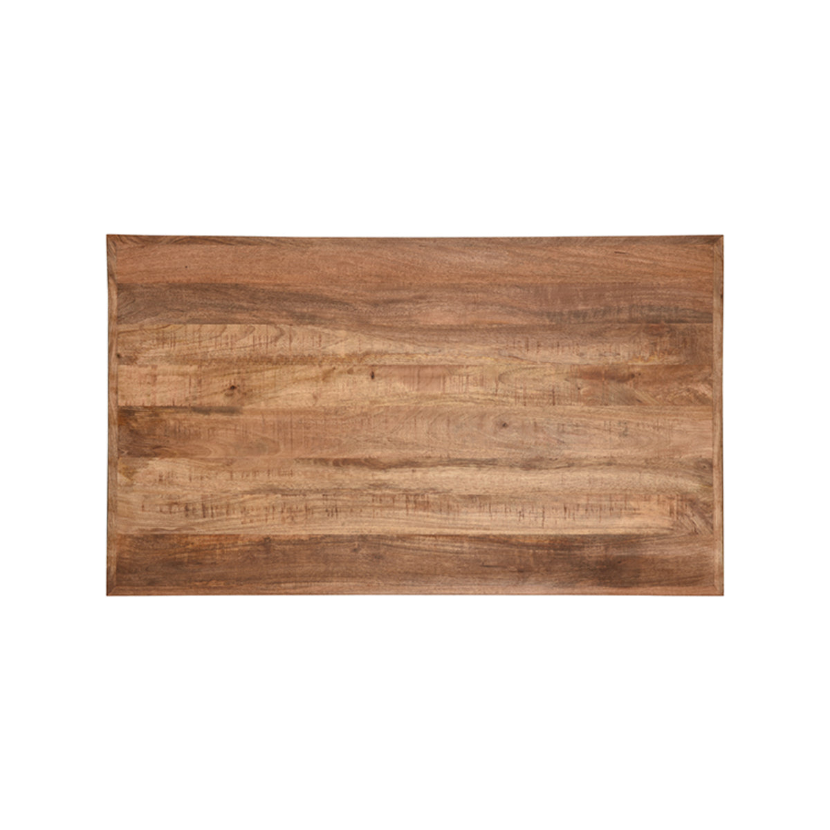 LABEL51 Eetkamertafel Tafelblad Straight Edge - Rough - Mangohout - 120 cm Straight