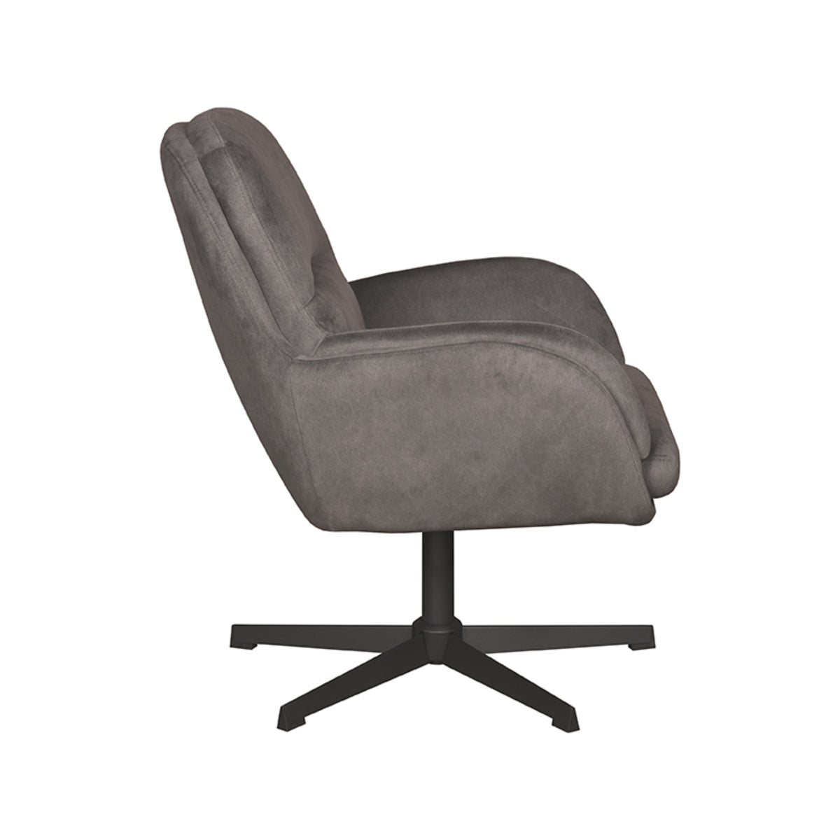 LABEL51 Fauteuil Moss - Antraciet - Cosmo