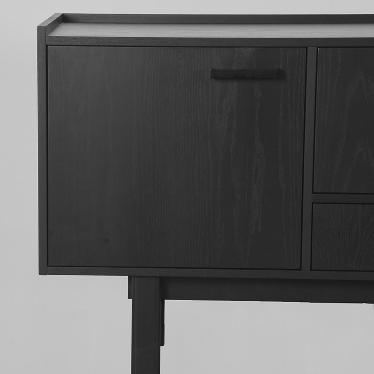 LABEL51 Dressoir Cali - Zwart - Eiken - Dressoir